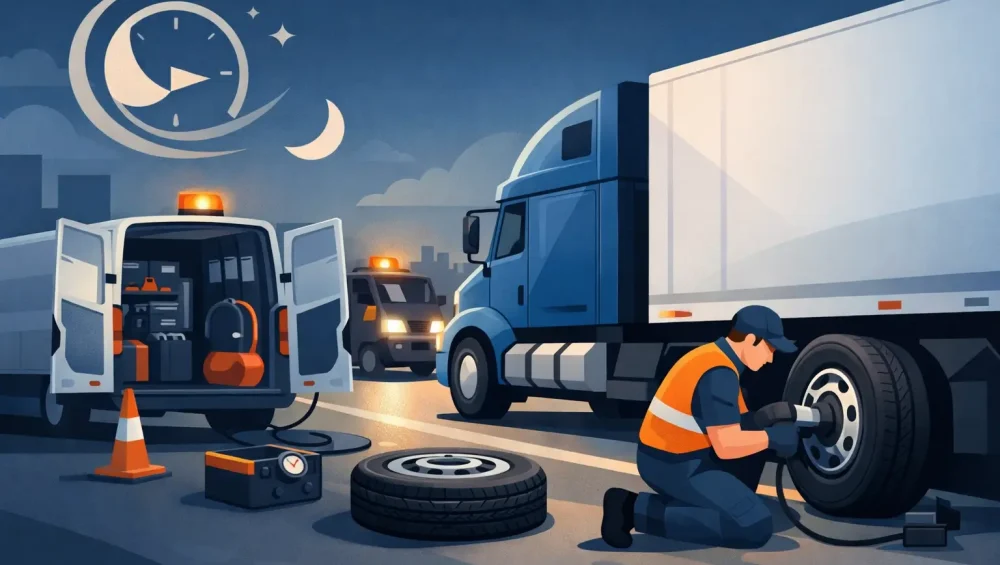 24 7 Tyre Callout for Trucks That Can't Wait