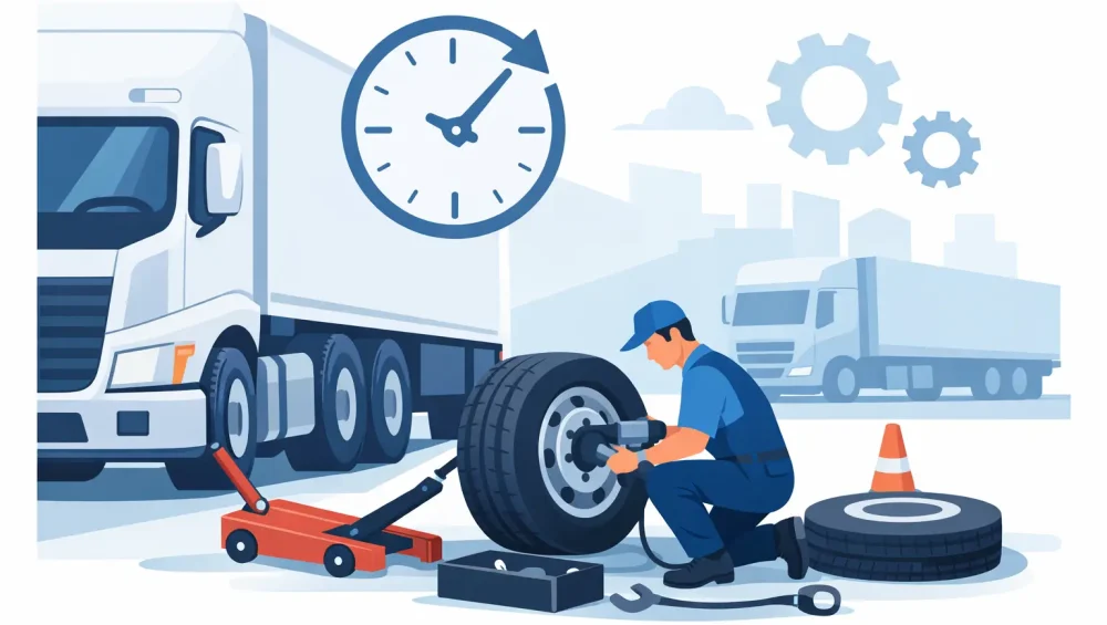 Commercial Truck Tyre Repairs That Cut Downtime