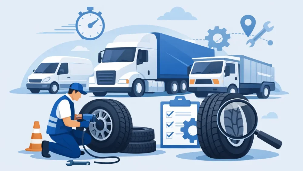 Fleet Tyre Management Services That Cut Downtime
