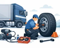 How to Repair Truck Tyre Puncture Safely