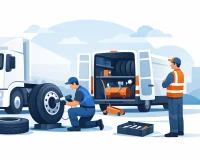 On Site Truck Tyre Fitting That Cuts Downtime