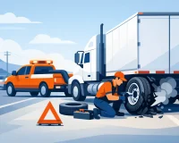 Truck Blowout Roadside Assistance Fast