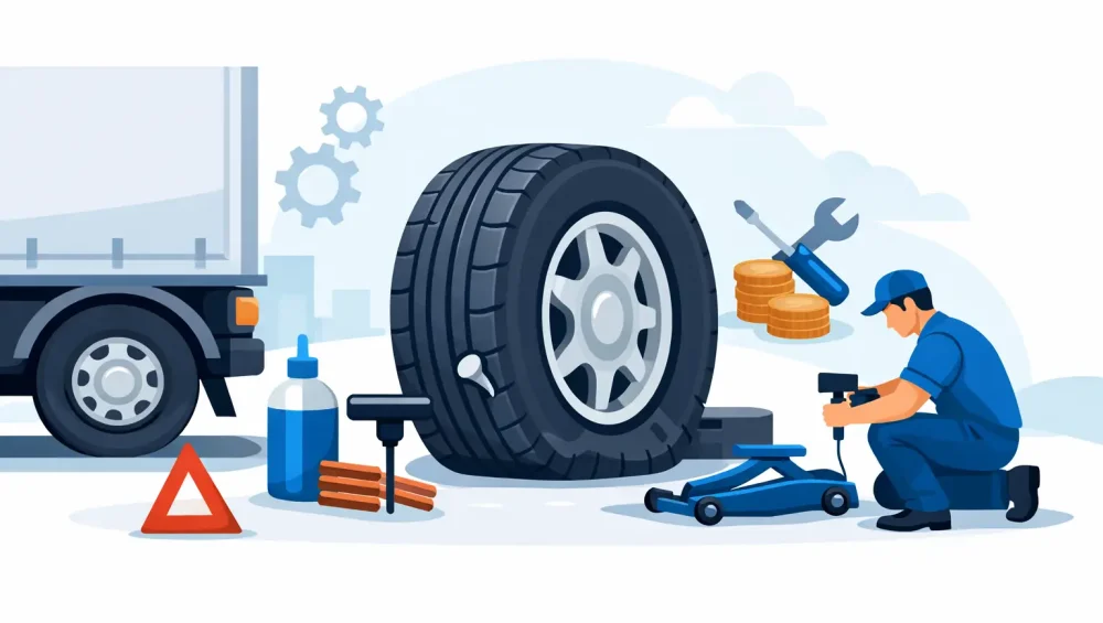 Truck Tyre Puncture Repair Cost Explained