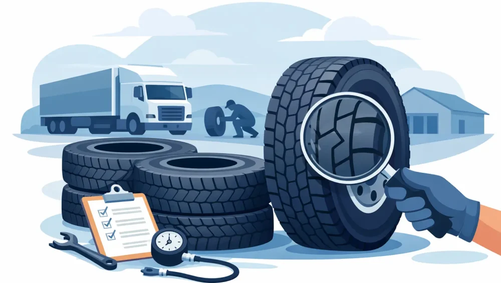 Used Truck Tyres for Sale - What to Check