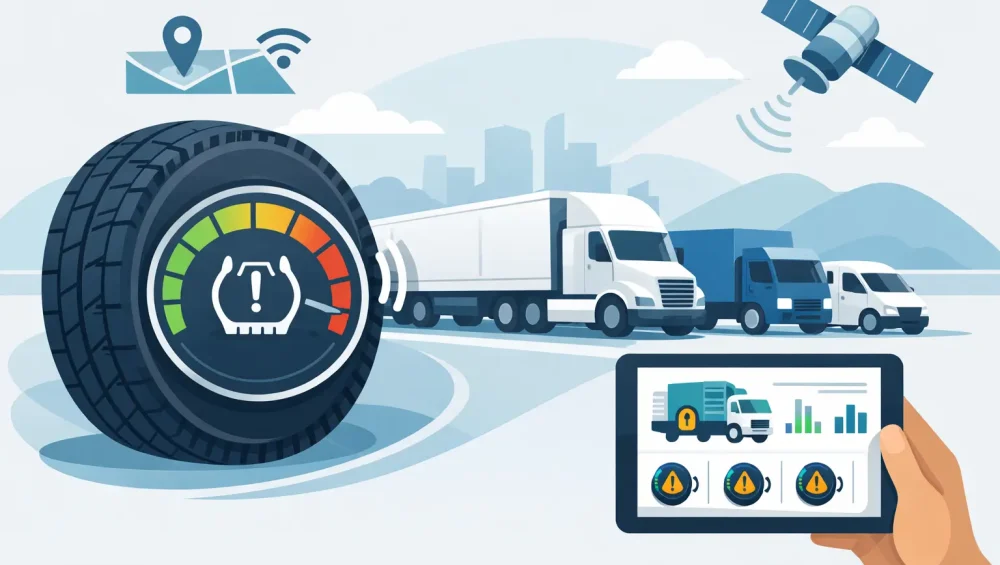Guide to Truck Tyre Pressure Monitoring for Fleets