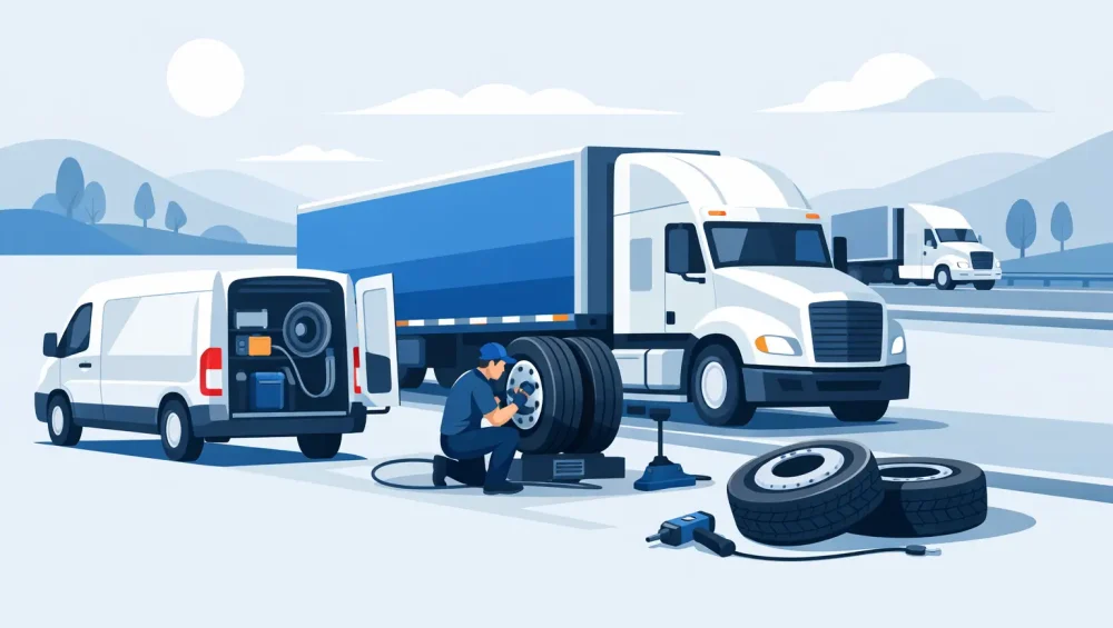 Mobile Fleet Tyre Support That Keeps Trucks Moving