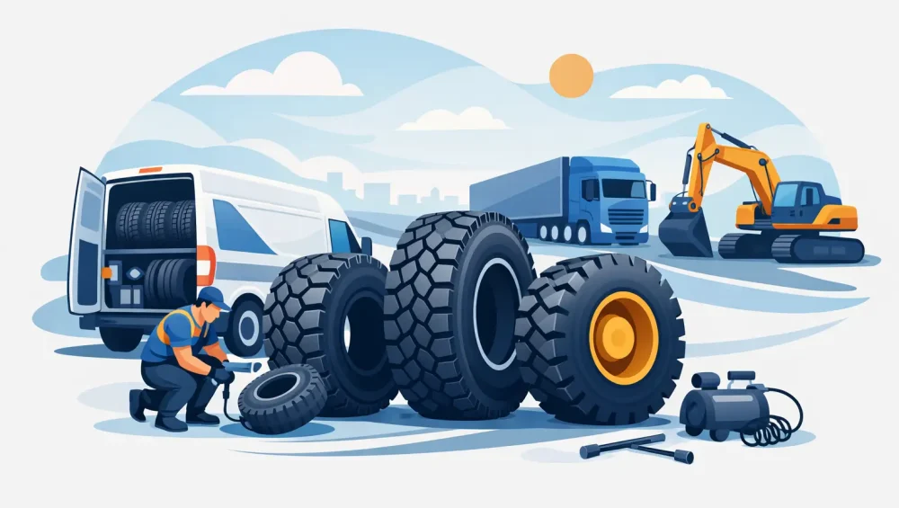 Mobile Heavy Vehicle Tyres That Keep You Moving
