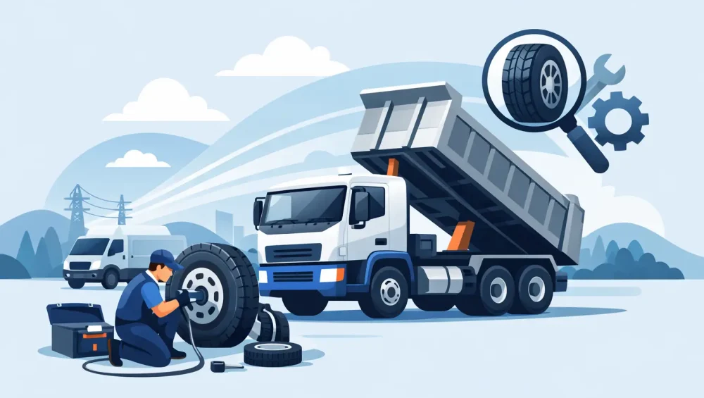 Tipper Truck Tyre Service Hunter Keeps You Moving