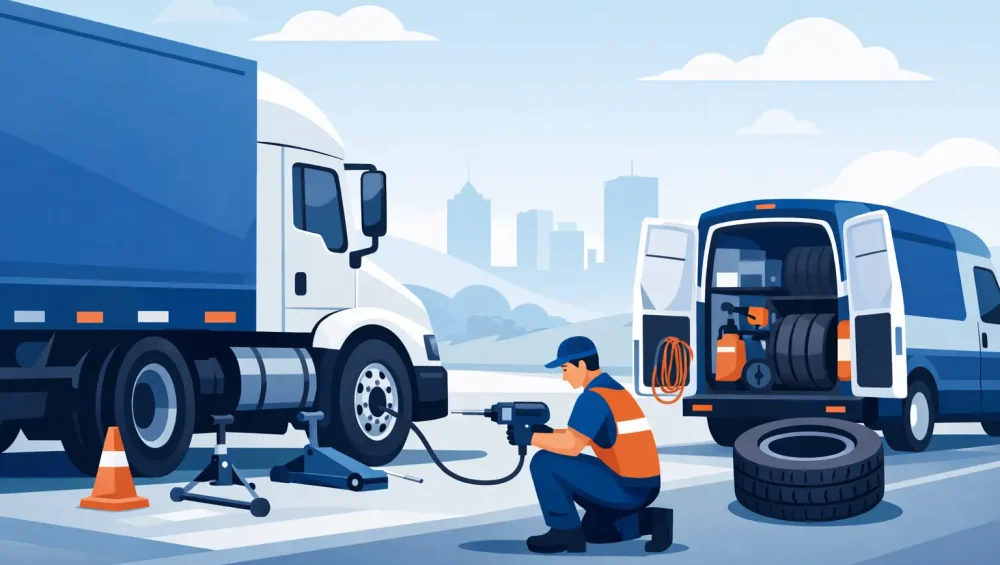 A Guide to Mobile Tyre Callouts for Trucks