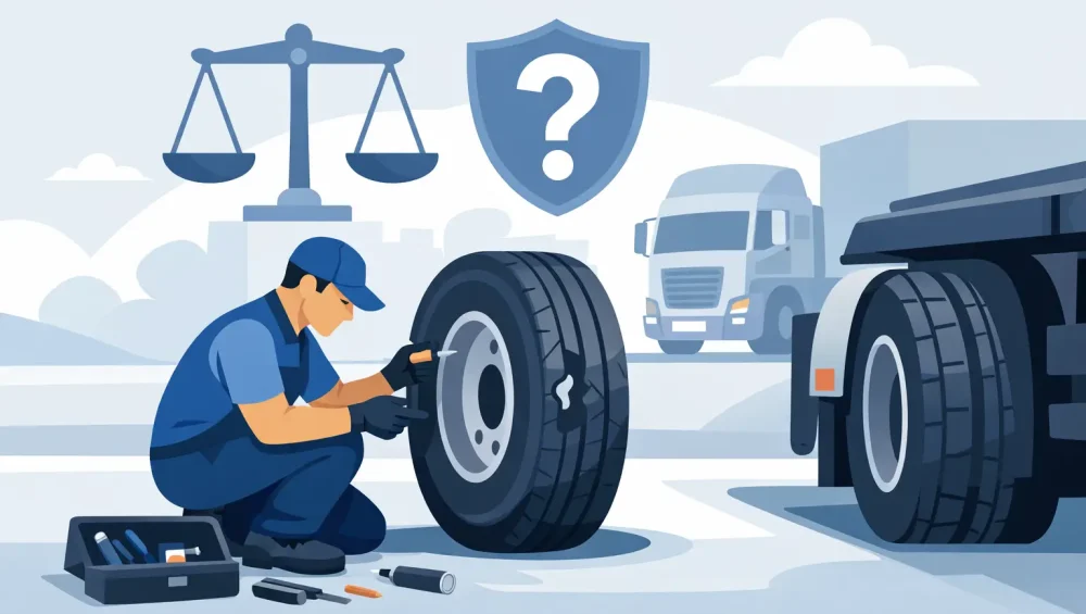 Are Tyre Repairs Legal on Heavy Vehicles?