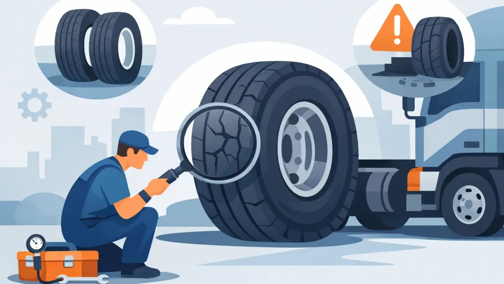 How to Identify Tyre Ageing on Heavy Trucks