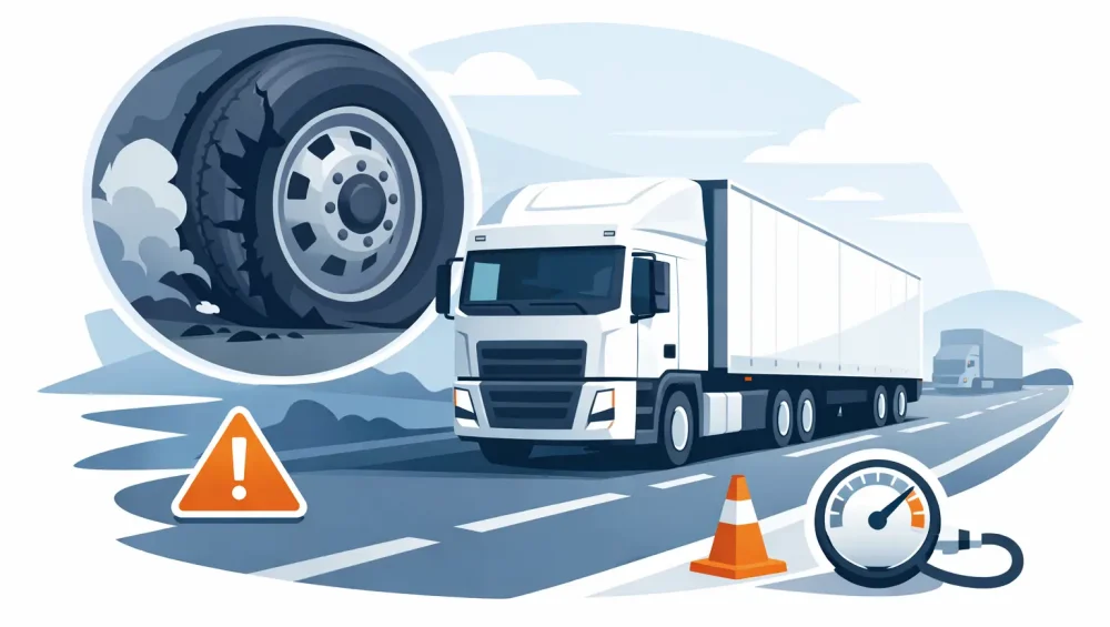 How to Prevent Truck Tyre Blowouts on the Road
