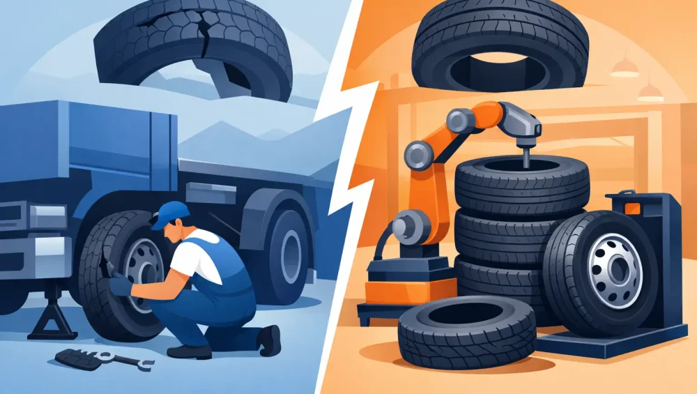 Truck Tyre Repair Versus Replacement: Which Wins?