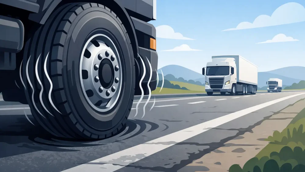 What Causes Truck Tyre Vibration on the Road?