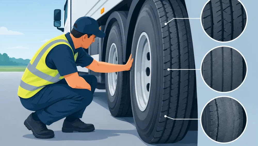 How to Read Truck Tyre Wear Before It Stops You