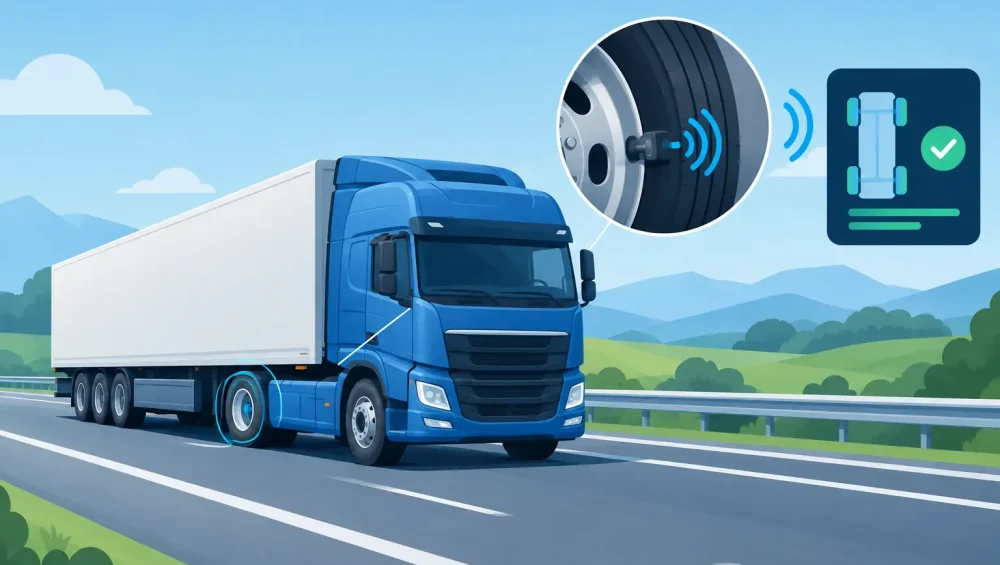 Smart Tyre Monitoring for Trucks That Keep Moving