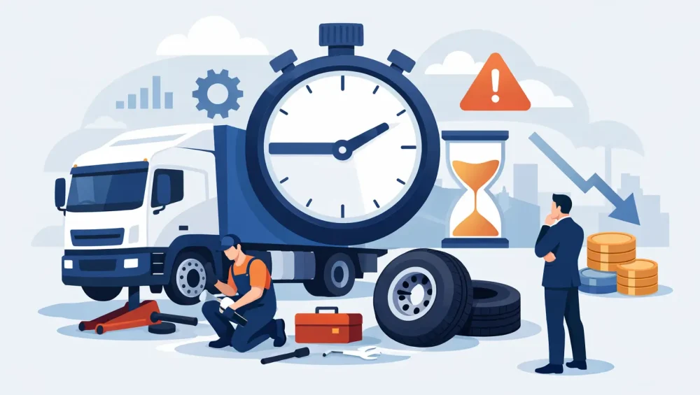 Truck Downtime Study: What Tyre Delays Really Cost