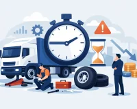 Truck Downtime Study: What Tyre Delays Really Cost