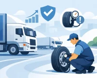 Truck Tyre Pressure Check for Safer Fleet Uptime