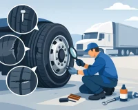 What Tyre Damage Is Repairable on a Truck?