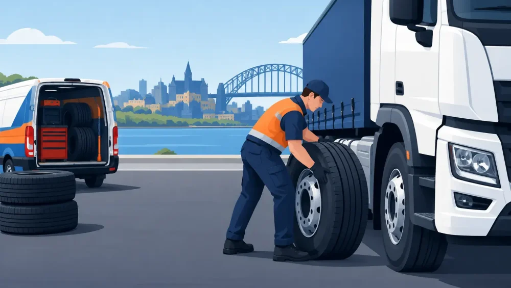 Newcastle Mobile Truck Tyres, On Call 24/7