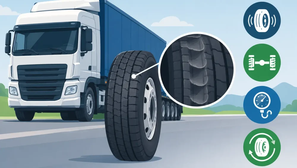Tyre Cupping Causes in Trucks and How to Stop Them
